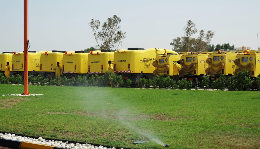 Outdoor Cleaning Worker